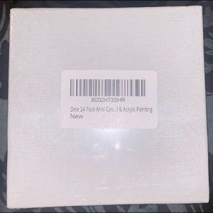 Dele 24 Pack Mini Canvas Panels 4x4 Artist Canvas Boards